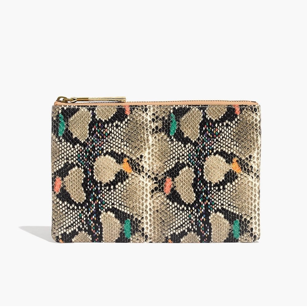Madewell Medium Leather Pouch Clutch